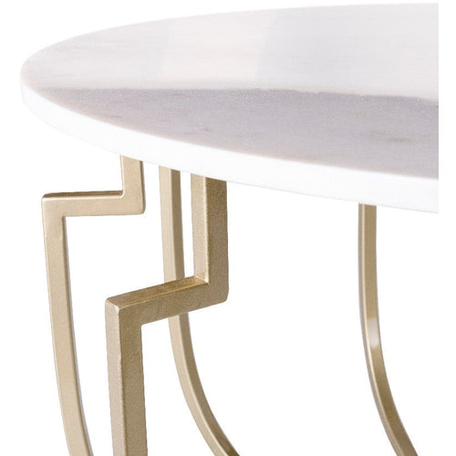 Untertilliach White/Champagne Coffee Table