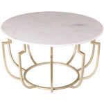 Untertilliach White/Champagne Coffee Table