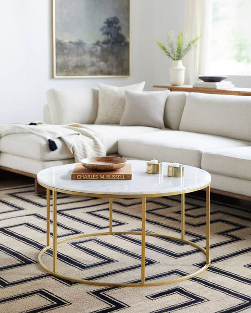 Geta White Coffee Table