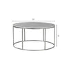 Geta White Coffee Table