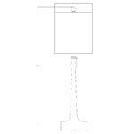 Rene Traditional Metallic Bronze Table Lamp