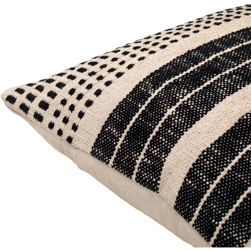 Kiirsten Jet Black Pillow Cover