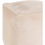 Tearia Taupe Pouf