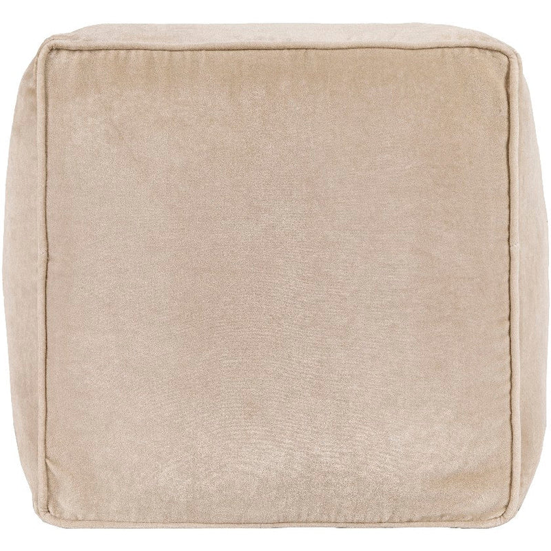 Tearia Taupe Pouf