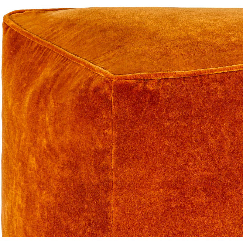 Tearia Rust Pouf