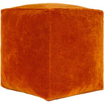 Tearia Rust Pouf