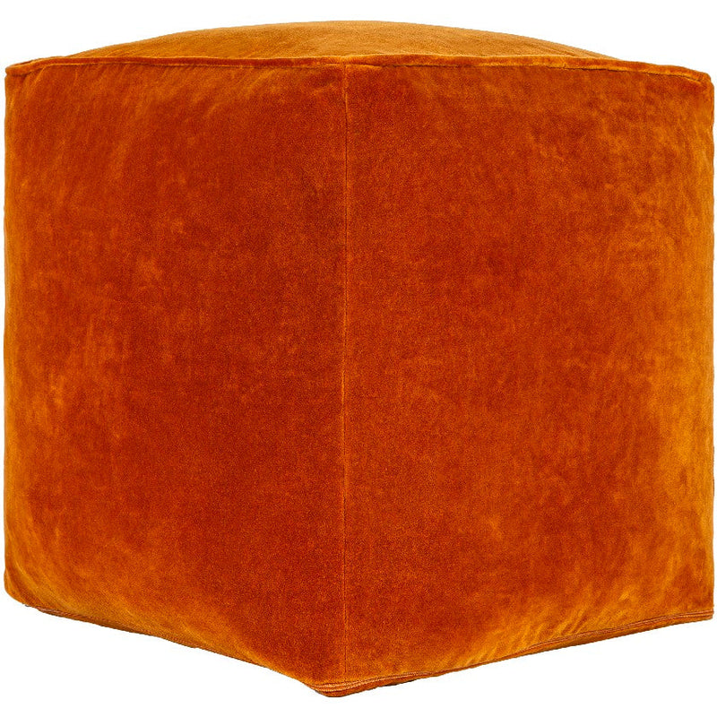 Tearia Rust Pouf