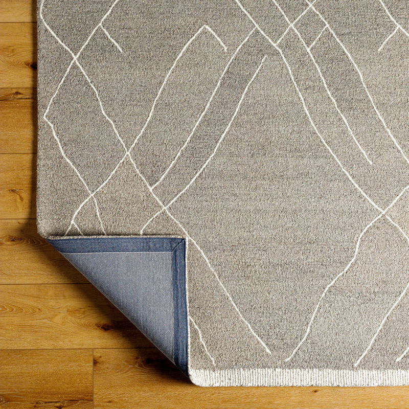 Trout Valley Global Medium Gray/Cream Area Rug