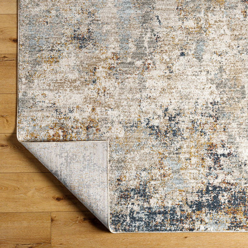 Chancie Modern Dark Blue/Light Beige Area Rug
