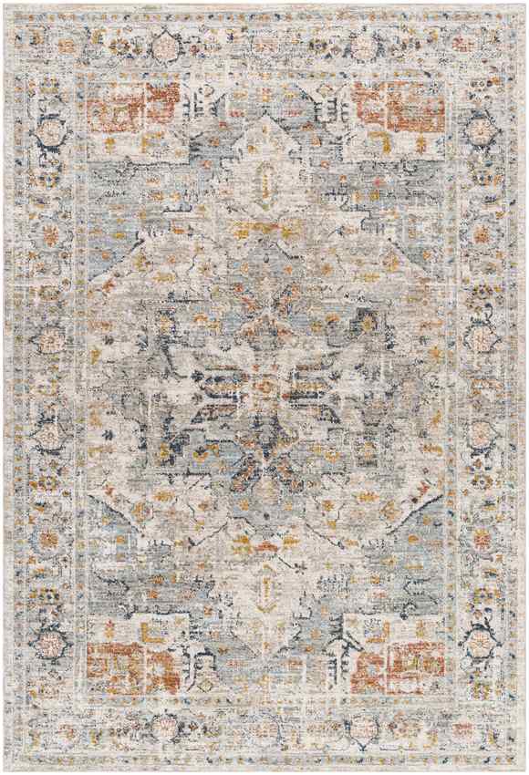 Maretta Traditional Pale Blue Area Rug