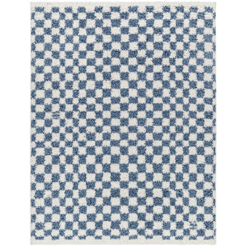Emmitt Modern Dark Blue Area Rug
