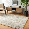 Lyon Traditional Dark Green Area Rug