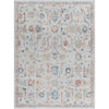 Katharyn Traditional Pale Blue Washable Area Rug