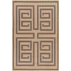 Drayton Global Tan/Charcoal Washable Area Rug