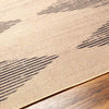 Kristianne Global Tan/Dark Gray Washable Area Rug