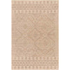 Tekoa Cottage Tan/Light Beige Washable Area Rug