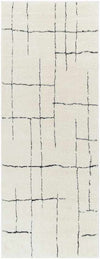Alexsis Modern Ivory/Black Area Rug