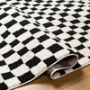 Ilea Modern Black/Ivory Area Rug
