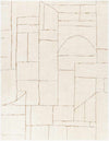 Sheritta Modern Ivory/Brown Area Rug