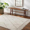 Josue Modern Ivory/Brown Area Rug