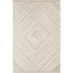 Montel Modern Ivory/Medium Brown Area Rug
