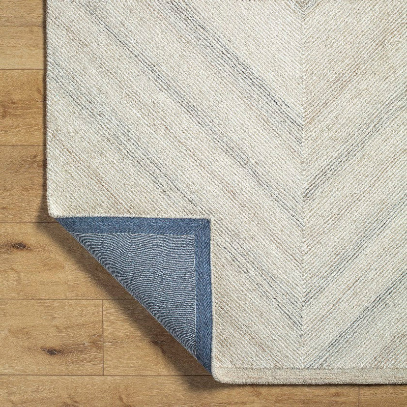 Montel Modern Ivory/Medium Brown Area Rug