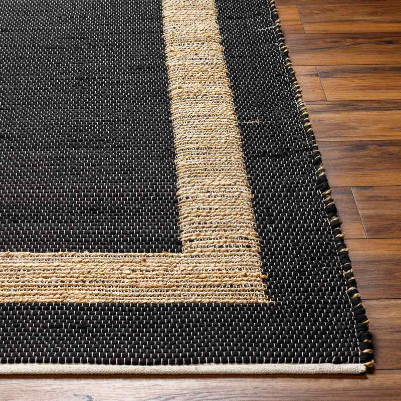 Dempsey Modern Black/Tan Area Rug