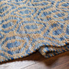 Diandria Modern Tan/Dark Blue Area Rug