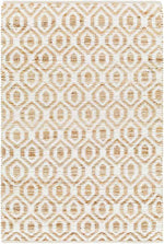 Diandria Modern White/Tan Area Rug