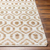 Diandria Modern White/Tan Area Rug