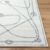 Kiki Modern Ivory/Light Slate Area Rug