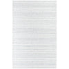 Precious Solid and Border Cream/Black Area Rug
