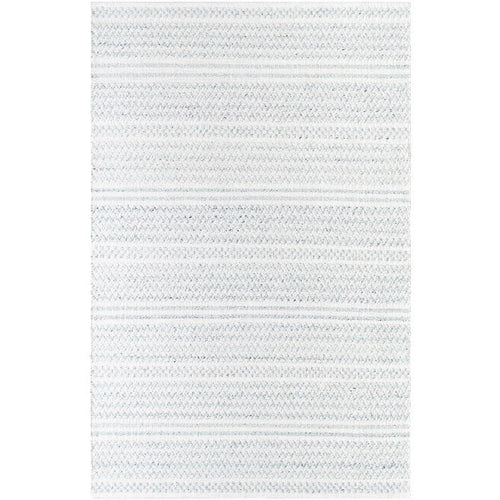 Precious Solid and Border Cream/Black Area Rug