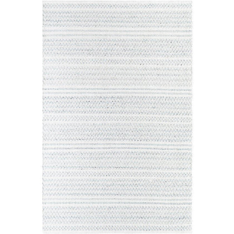 Precious Solid and Border Cream/Black Area Rug