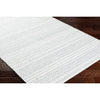 Precious Solid and Border Cream/Black Area Rug