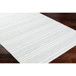 Precious Solid and Border Cream/Black Area Rug