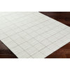 Ishaq Solid and Border Ivory Area Rug