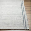 Janmichael Solid and Border Gray/Ivory Area Rug