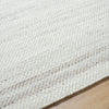Janmichael Solid and Border Gray/Ivory Area Rug