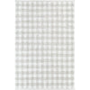 Jamaris Solid and Border Light Grey Area Rug