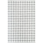 Jamaris Solid and Border Ivory Area Rug