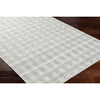 Jamaris Solid and Border Medium Brown Area Rug