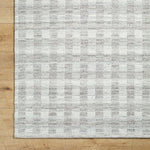 Jamaris Solid and Border Medium Brown Area Rug