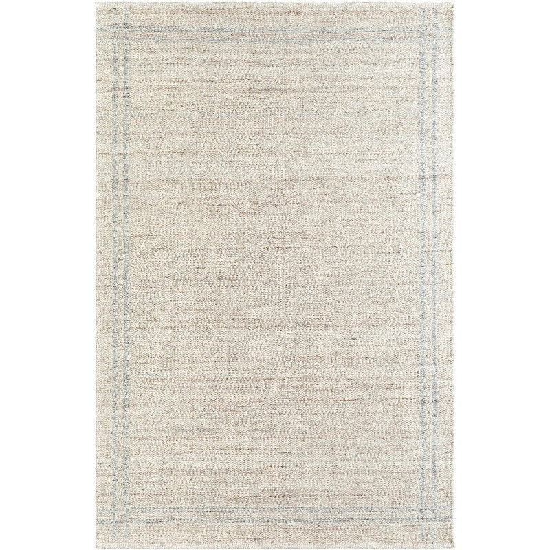 Janmichael Solid and Border Tan Area Rug
