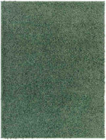 Charon Shag Dark Green Area Rug