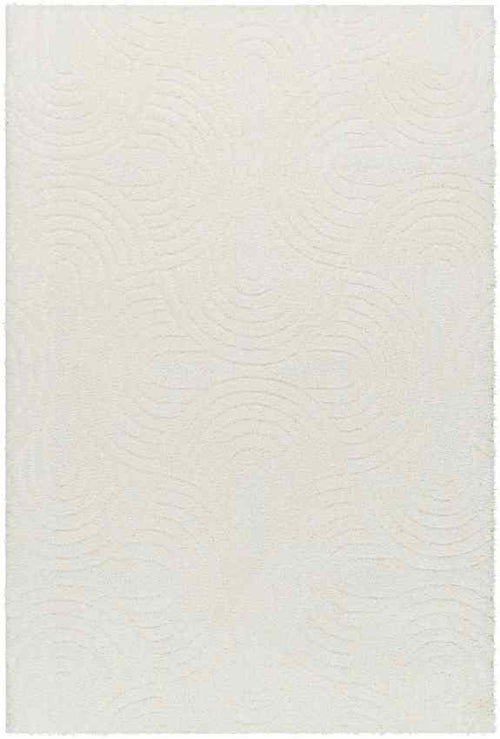 Shaquitta Modern Light Beige/Ivory Area Rug