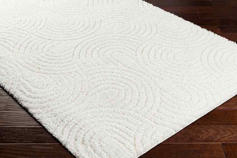 Shaquitta Modern Light Beige/Ivory Area Rug