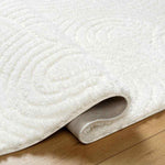 Shaquitta Modern Light Beige/Ivory Area Rug