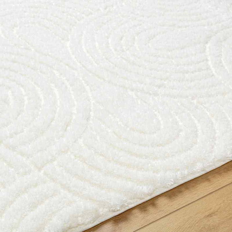Shaquitta Modern Light Beige/Ivory Area Rug
