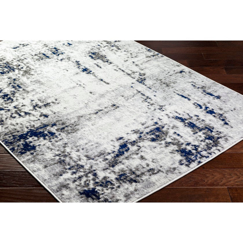 Ommeren Modern Dark Blue Area Rug